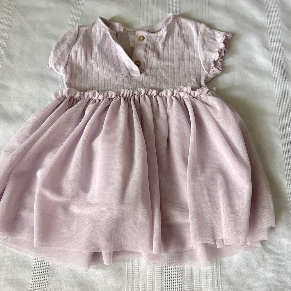 Infant Purple Zara dress size 6-9mths